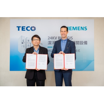 东元联手西门子 在台生产无氟洁淨气体绝缘开关设备