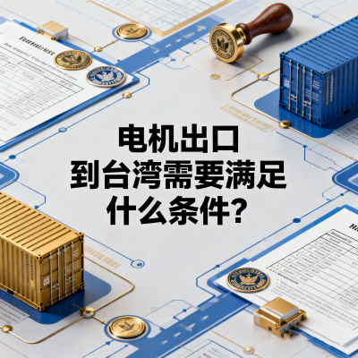 电机出口到台湾需要满足什么条件？