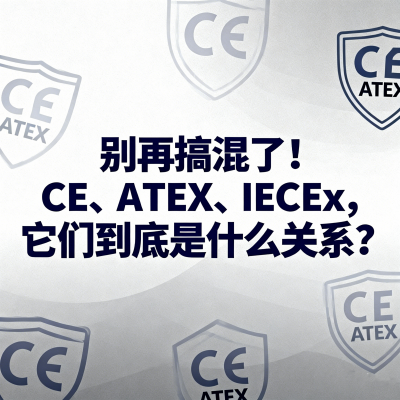 别再搞混了！ CE、ATEX、IECEx，它们到底是什么关系？