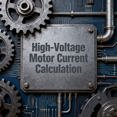 High-Voltage Motor Current Calculation