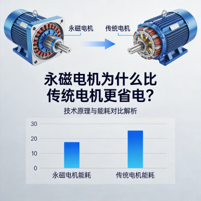永磁电机为什么比传统电机更省电？